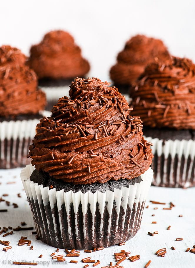 GLUTEN FREE VEGAN CHOCOLATE CUPCAKES