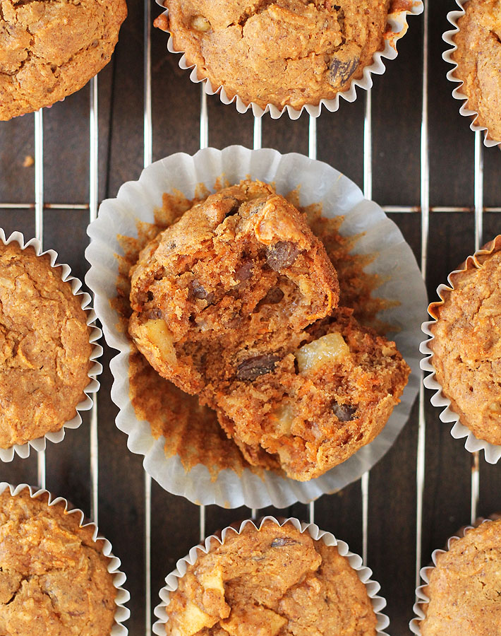 Vegan Gluten Free Morning Glory Muffins