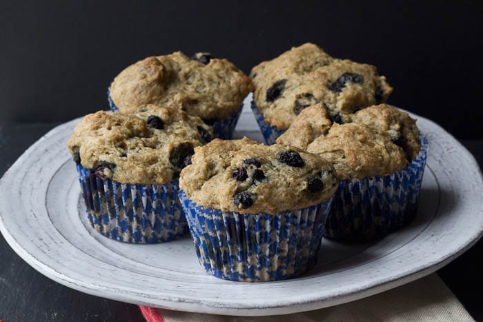 SOY-FREE VEGAN BLUEBERRY MUFFINS